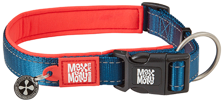 *MAX&MOLLY Smart ID Dog Collar Matrix Red M 13-21"