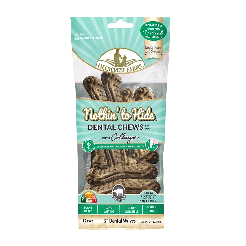 NOTHIN' TO HIDE Dental Waves 3" 12pk