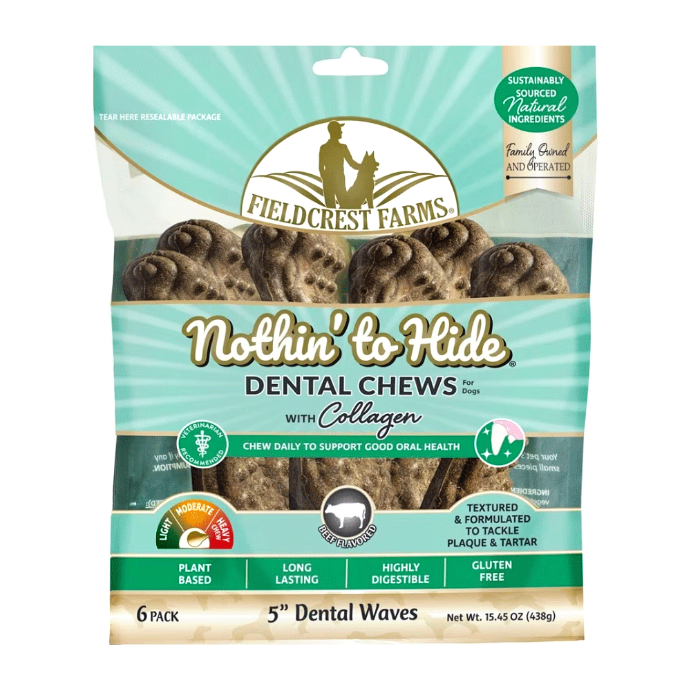 NOTHIN' TO HIDE Dental Waves 5" 6pk