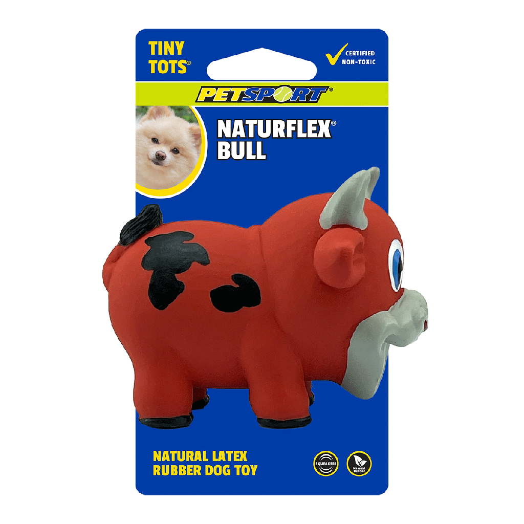 PETSPORT NaturFlex Bull Tiny Tots 3.75"