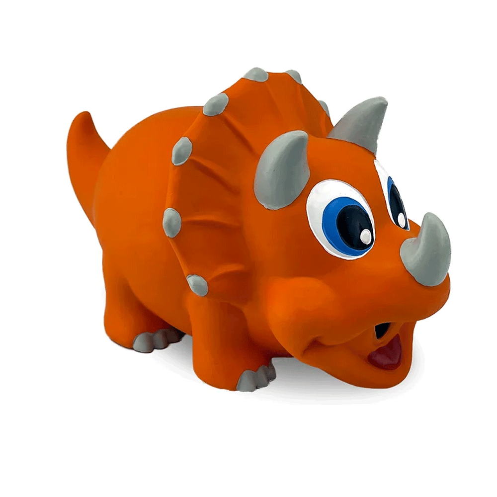 PETSPORT NaturFlex Triceratops Large 8"