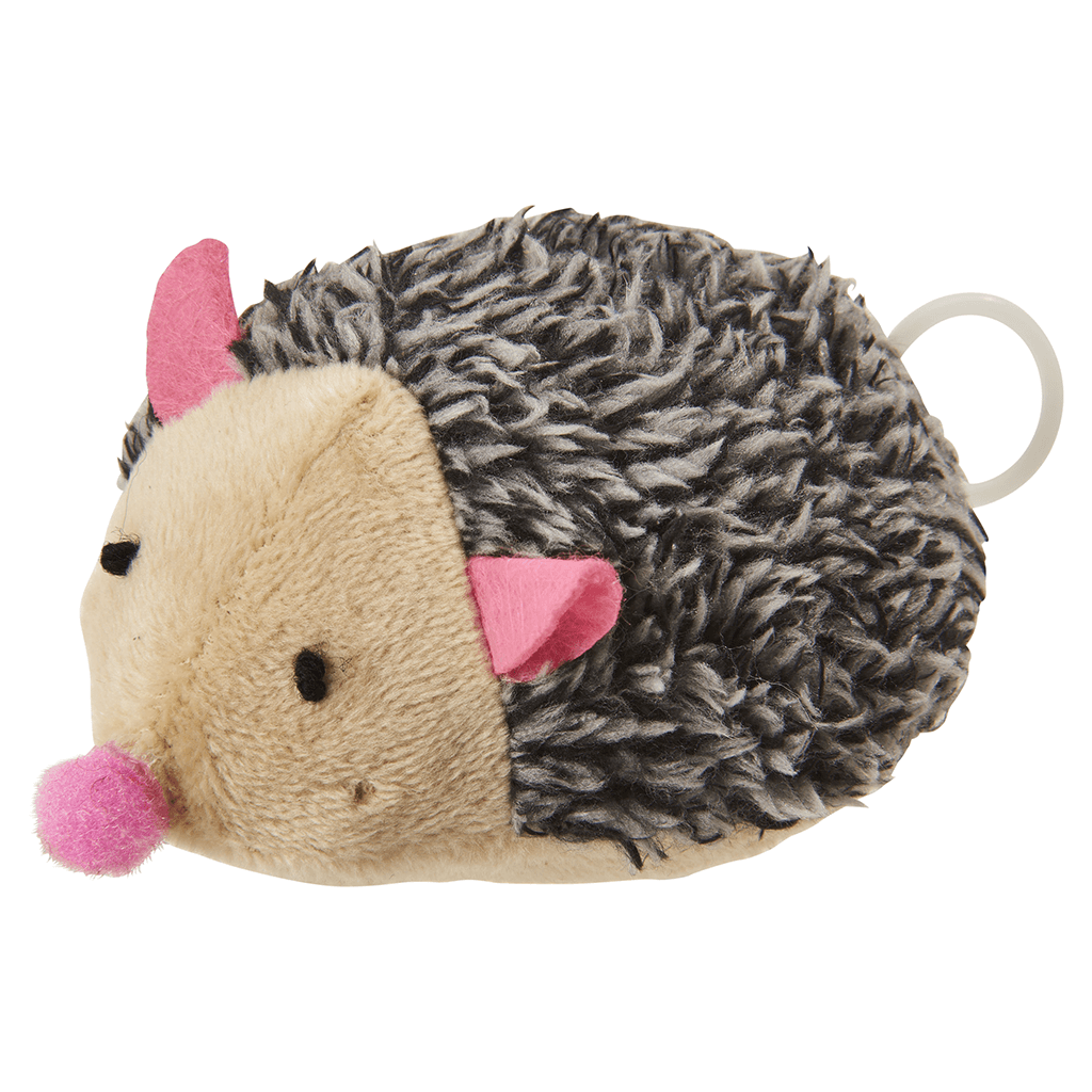 ETHICAL/SPOT Plush Jittery Hedgehog 3" Cat Toy