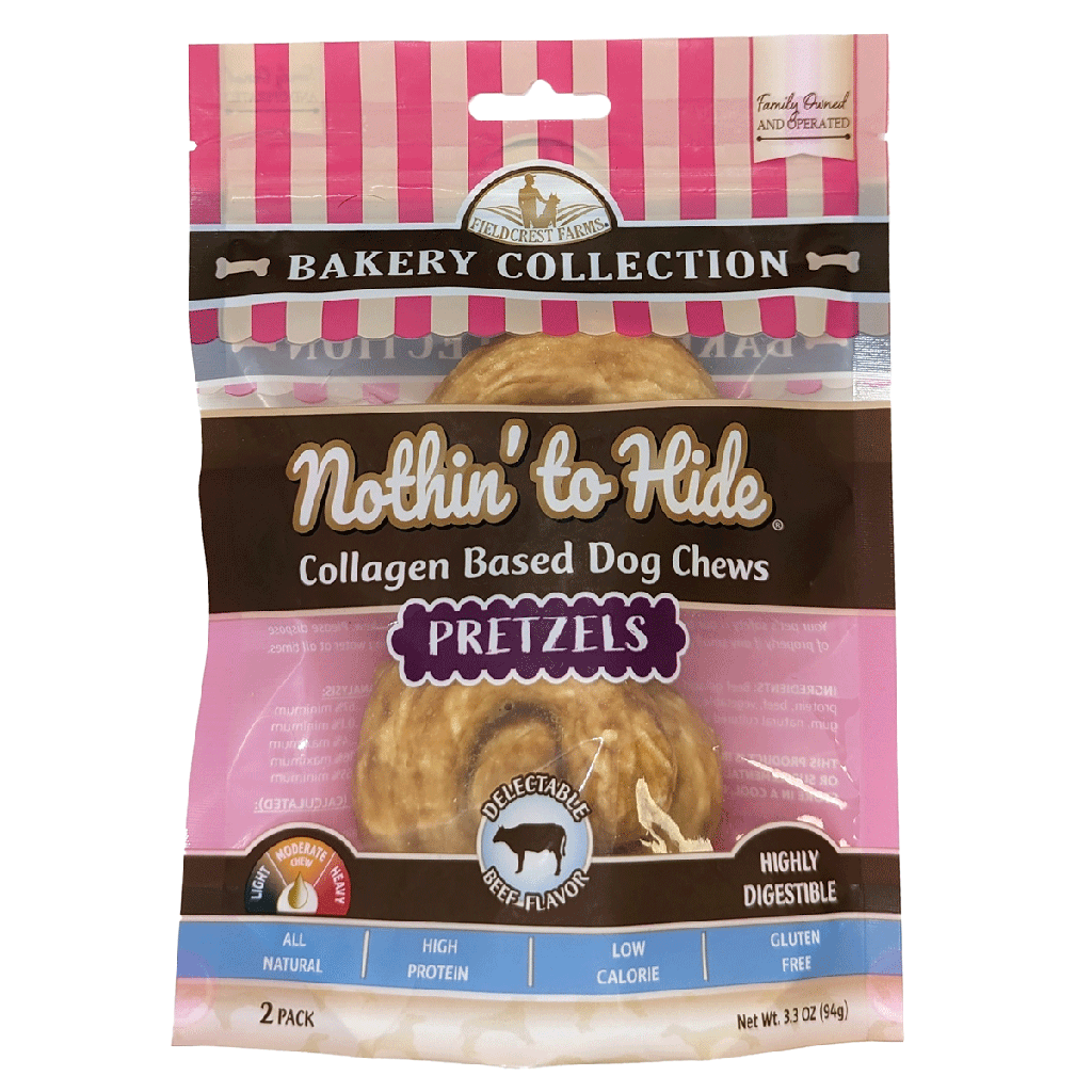 *NOTHIN' TO HIDE Bakery Beef Pretzel 3" 2pk
