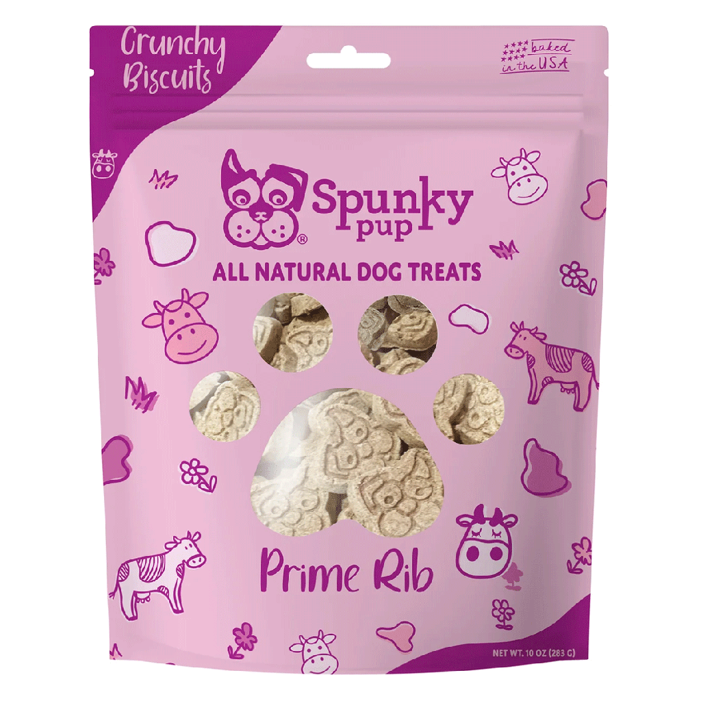 *SPUNKY PUP Biscuits - Prime Rib 10oz