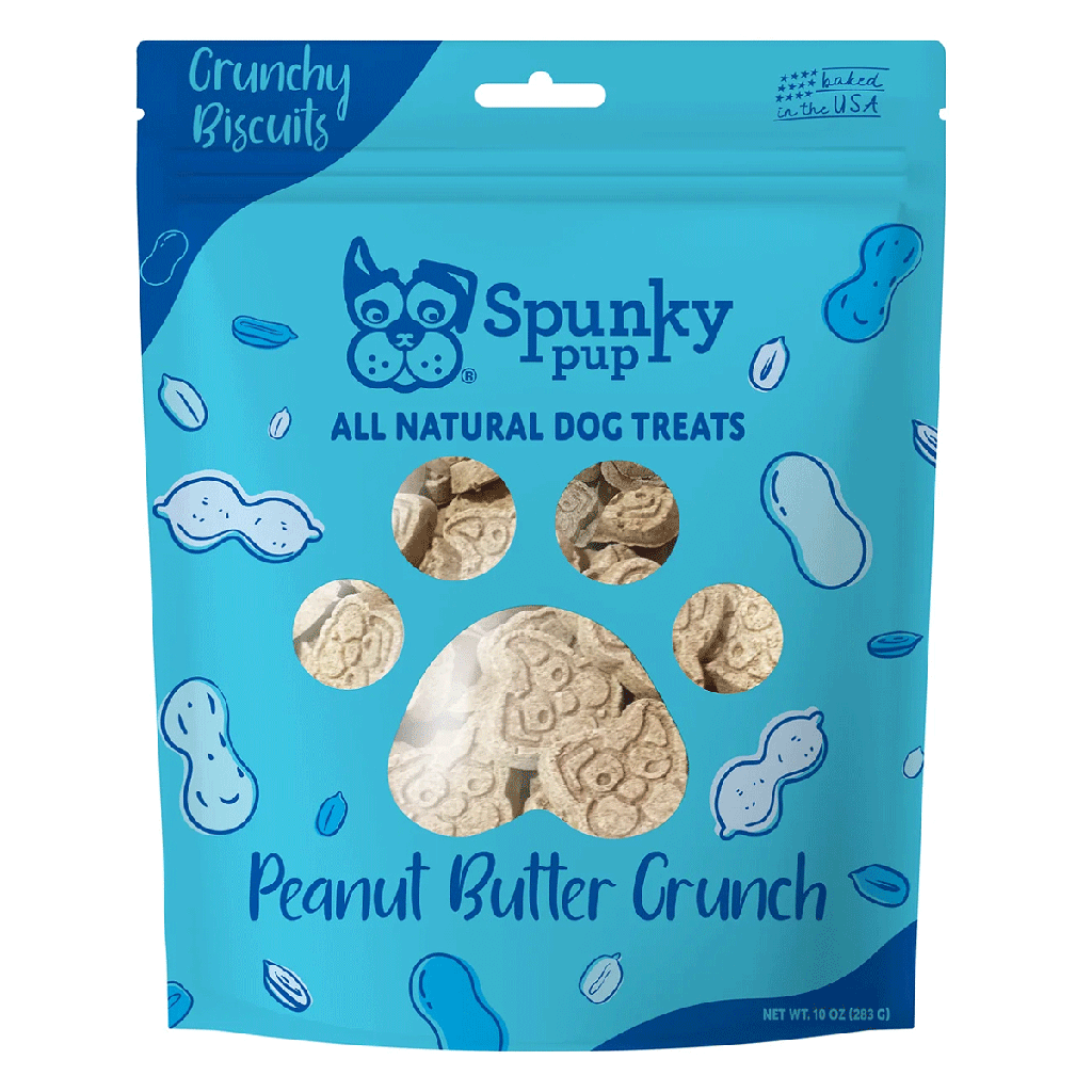 *SPUNKY PUP Biscuits - Peanut Butter Crunch 10oz