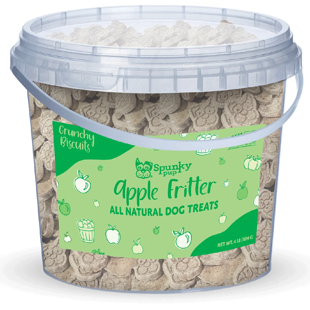 *SPUNKY PUP Bucket Of Biscuits Apple Fritter 4lb