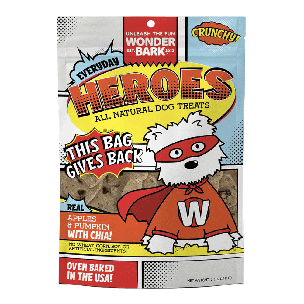 WONDER BARK Everyday Heroes Apples + Pumpkin 5oz