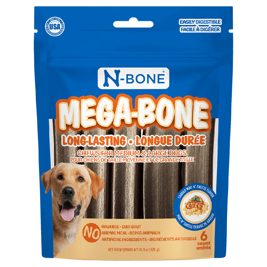 N-BONE Mega-Bone Mac'n Cheese 6ct