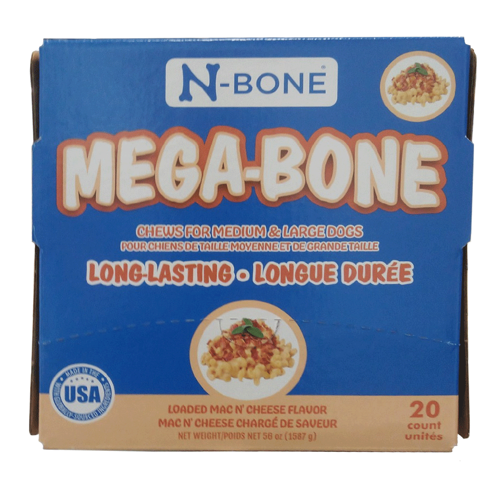 N-BONE Mega-Bone Mac'n Cheese Display 20ct