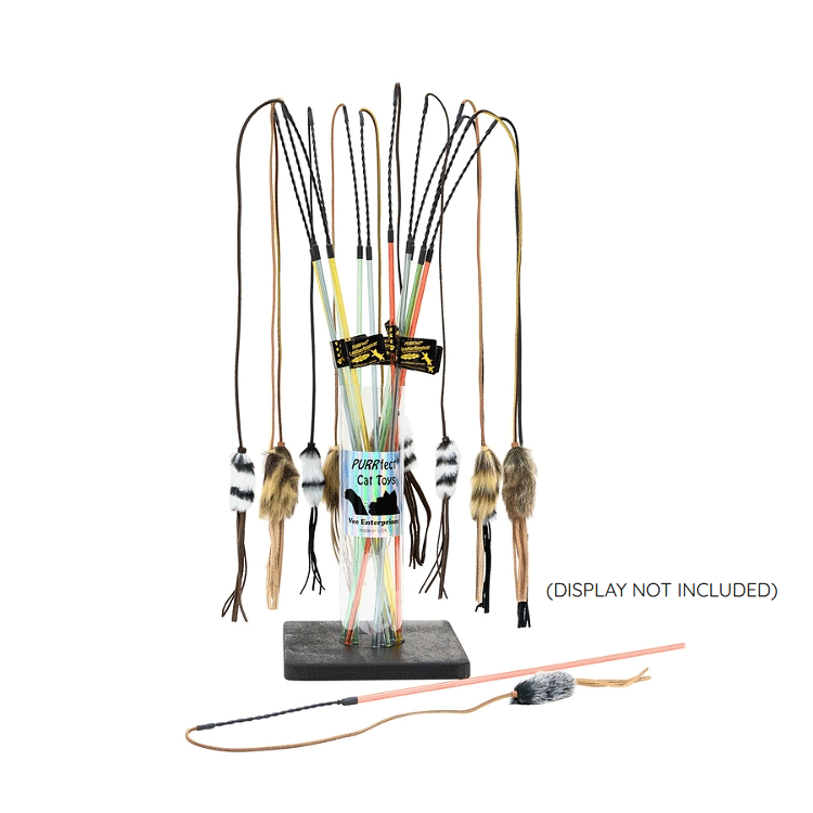 VEE ENTERPRISES PURRfect Leather Bouncer 12ct