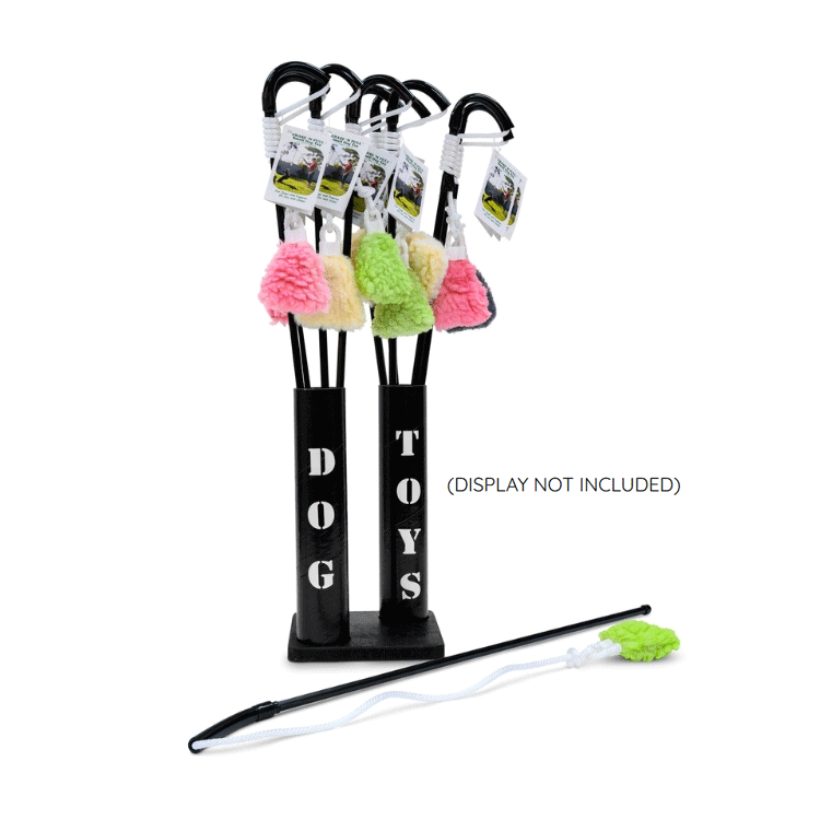 VEE ENTERPRISES Chase 'N' Pull Dog Toy Small 28" 12ct