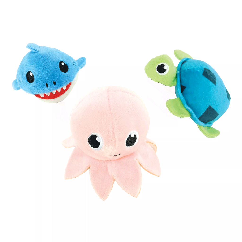 LI'L PALS Dog Toy Combo Under the Sea 3pk