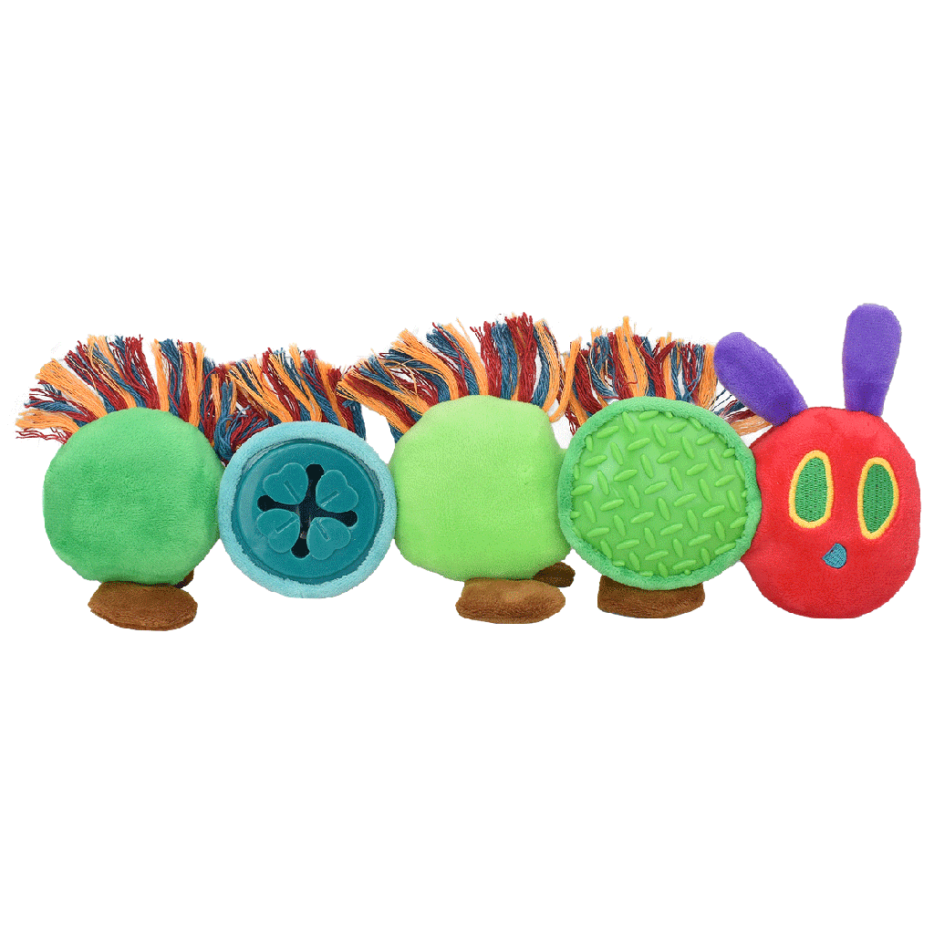 MULTIPET Hungry Caterpillar Treat Toy 14"