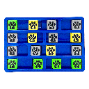 MULTIPET Pup Puzzle Word Treat Toy 7.5"