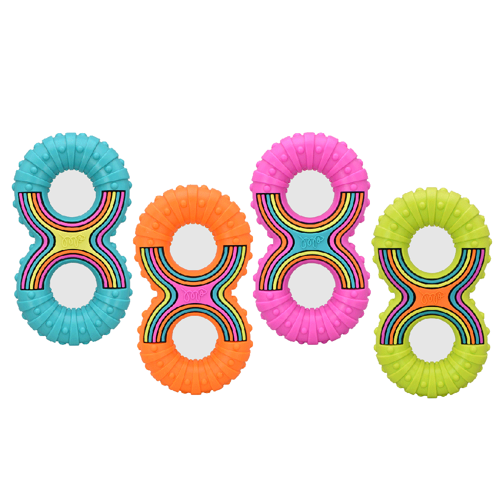 MULTIPET Groover TPR Squeaky Figure-8  9"