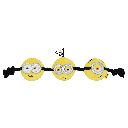 MULTIPET Minions Rope Tug 17"