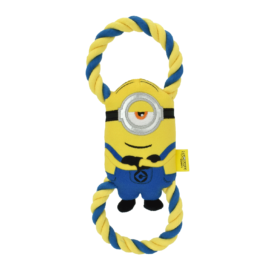 MULTIPET Minions Rope Tug Stuart 11"