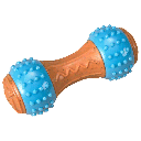 ETHICAL/SPOT Bam-Bone+ Giggler Dumbell Peanut Butter 5.5"