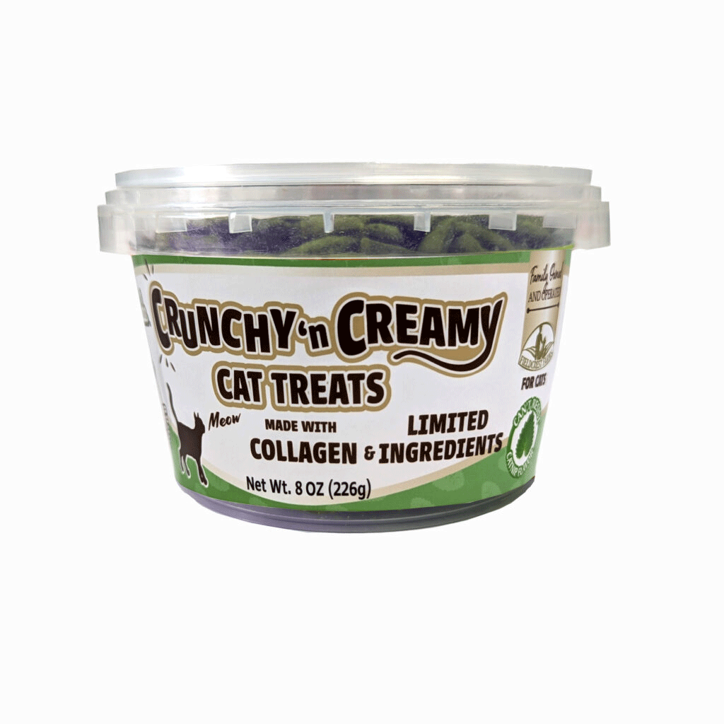 FIELDCREST FARMS Nothin' To Hide Cat Catnip Treats 8oz Tub