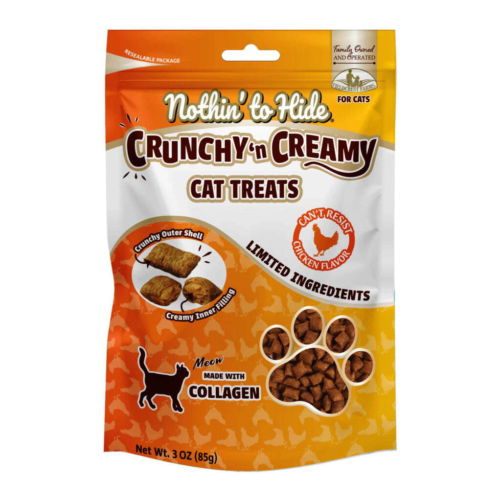 NOTHIN' TO HIDE Cat Chicken Treats 3oz