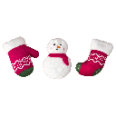 ETHICAL HOLIDAY Dog Toys Large 8" 3pk