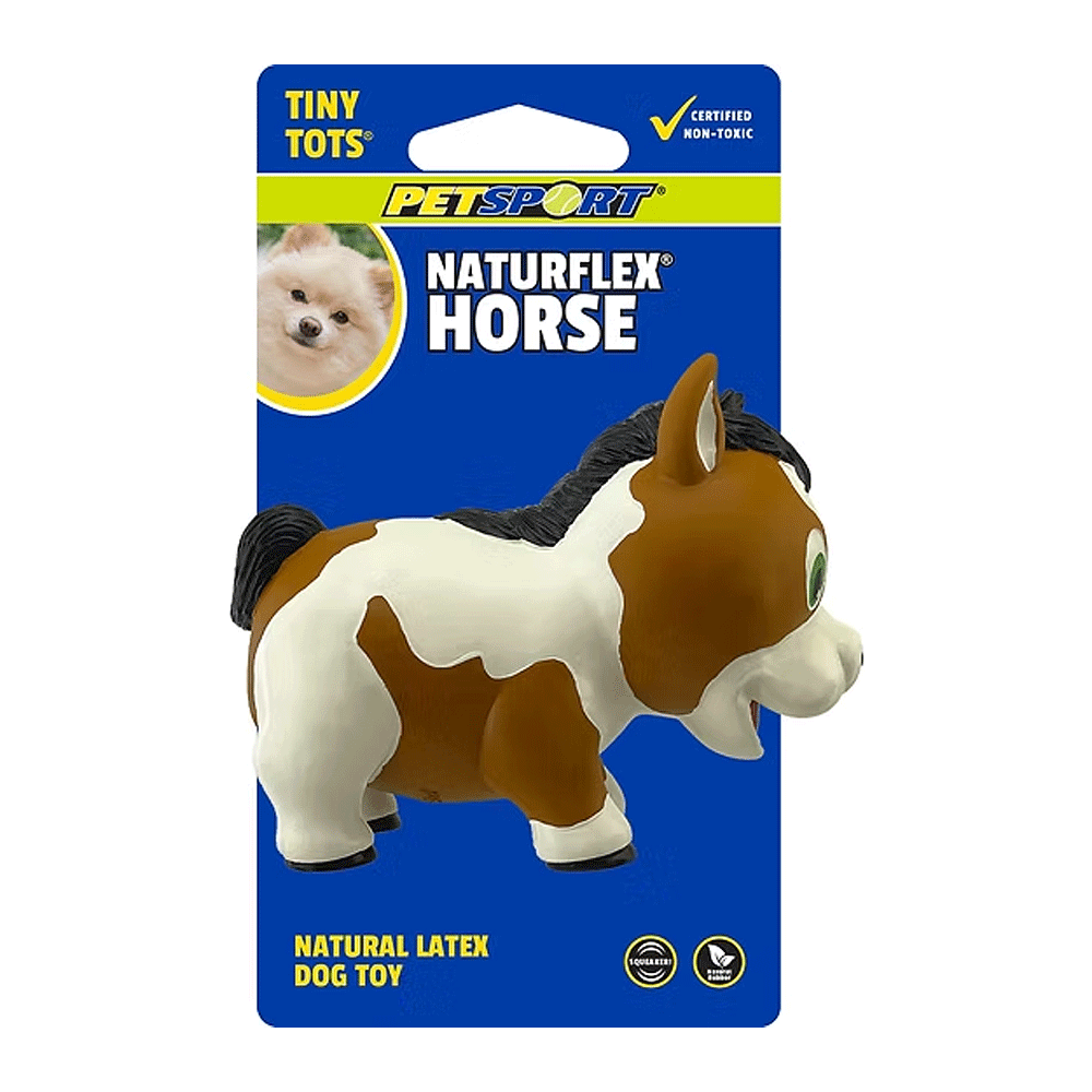 PETSPORT NaturFlex Horse Tiny Tots 4"
