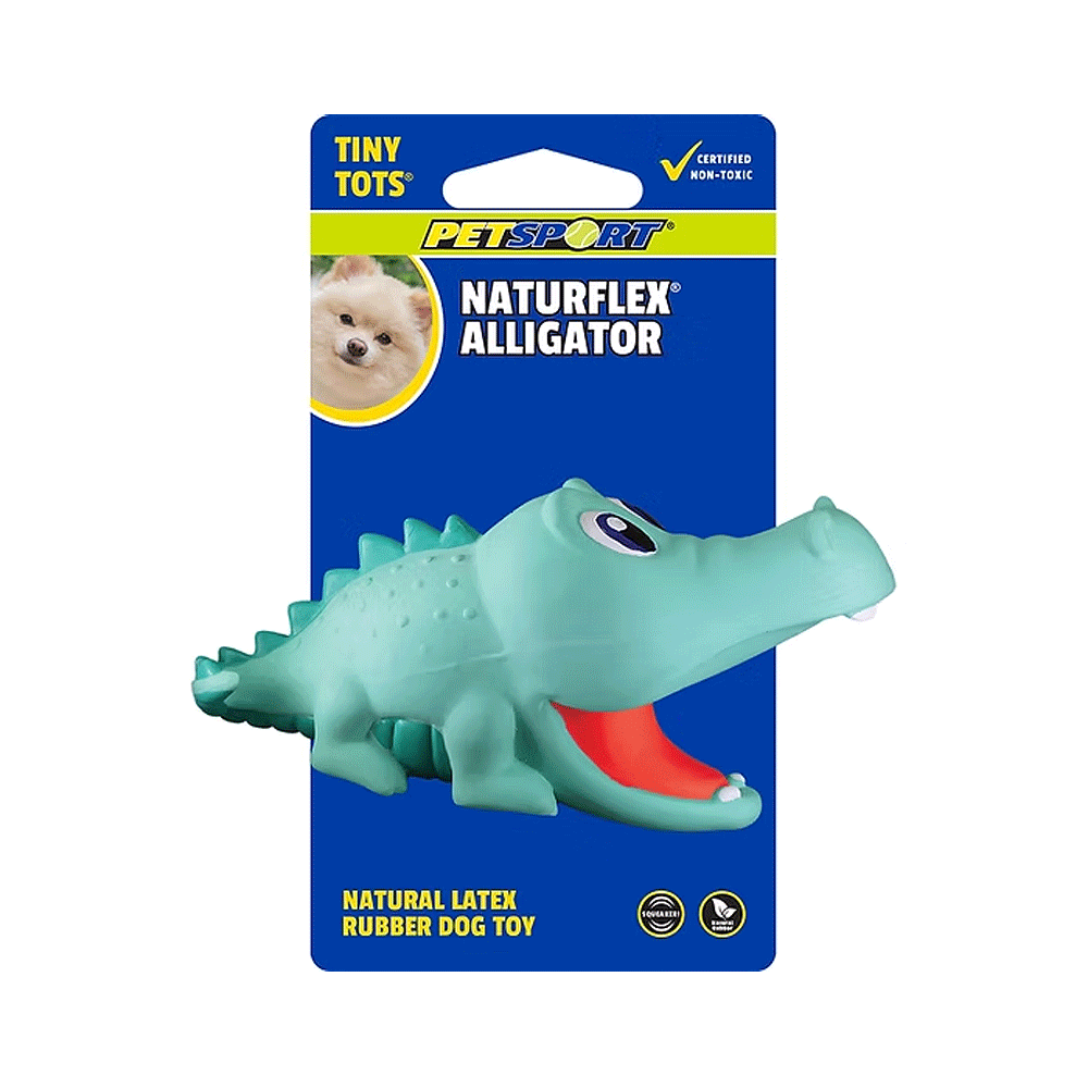 PETSPORT NaturFlex Babies Tiny Tots Alligator 4"