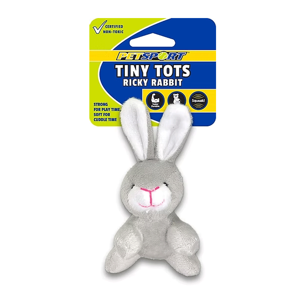 PETSPORT Tiny Tots Barn Buddy Ricky Rabbit 3"