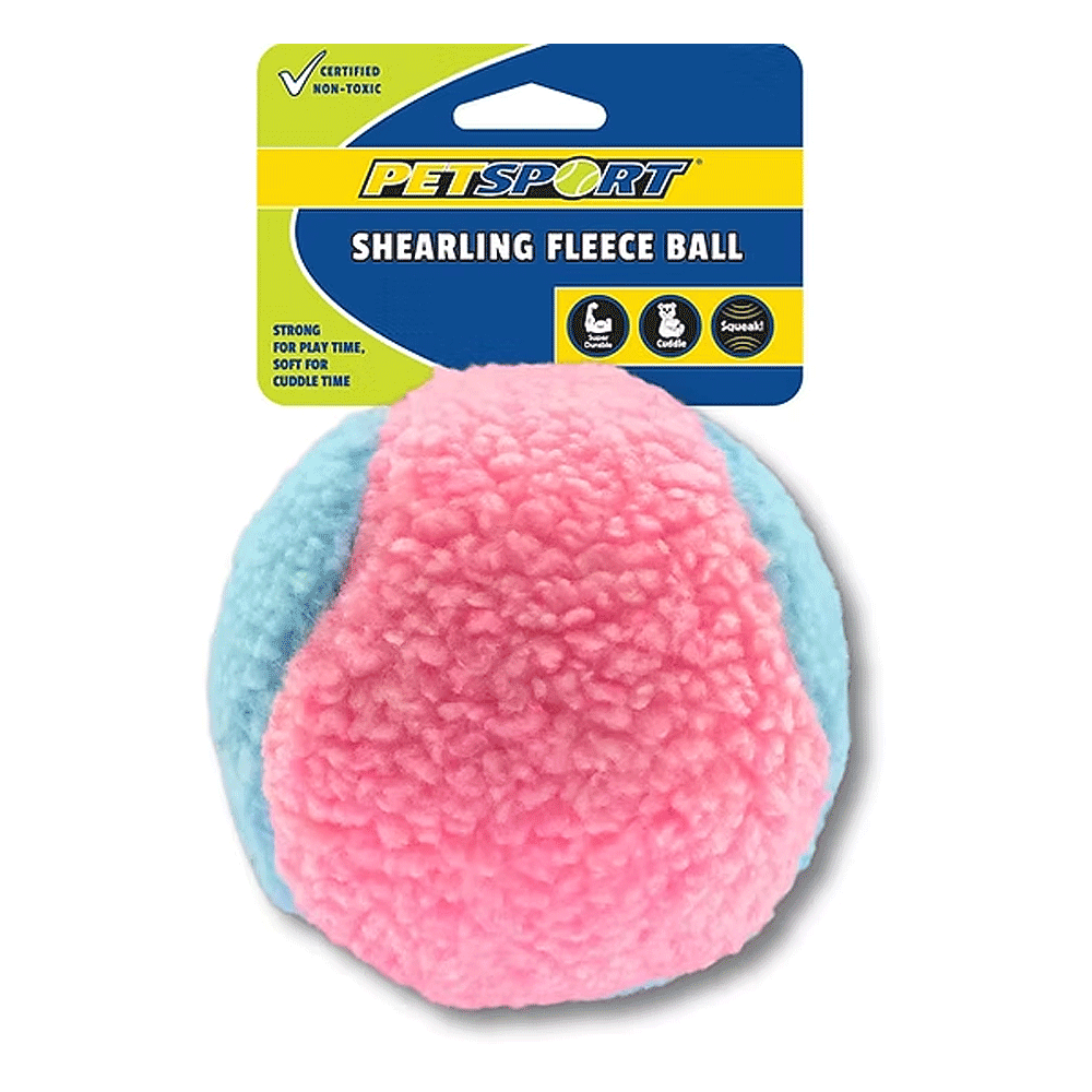 PETSPORT Shearling Fleece Ball 6"