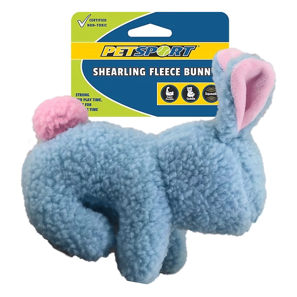 PETSPORT Shearling Fleece Bunny 8"