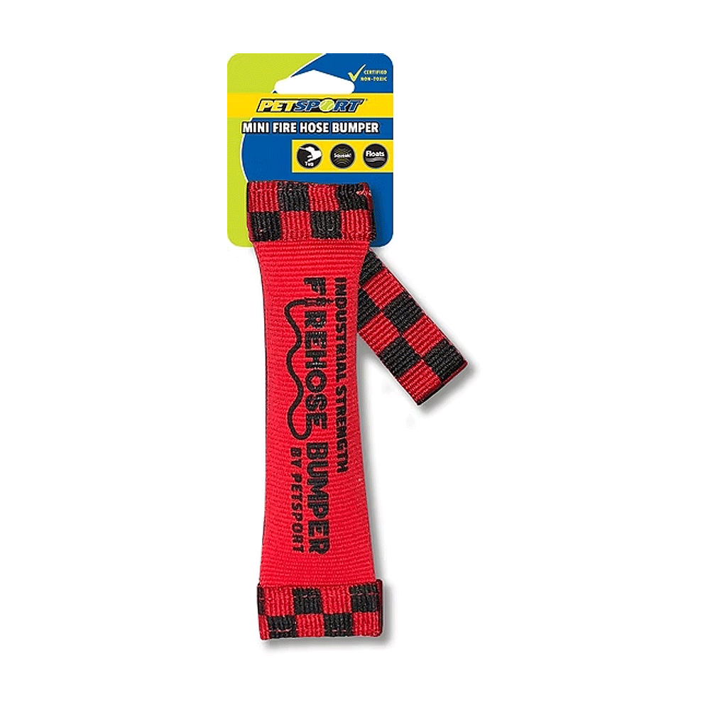 PETSPORT Mini Fire Hose Bumper 8"