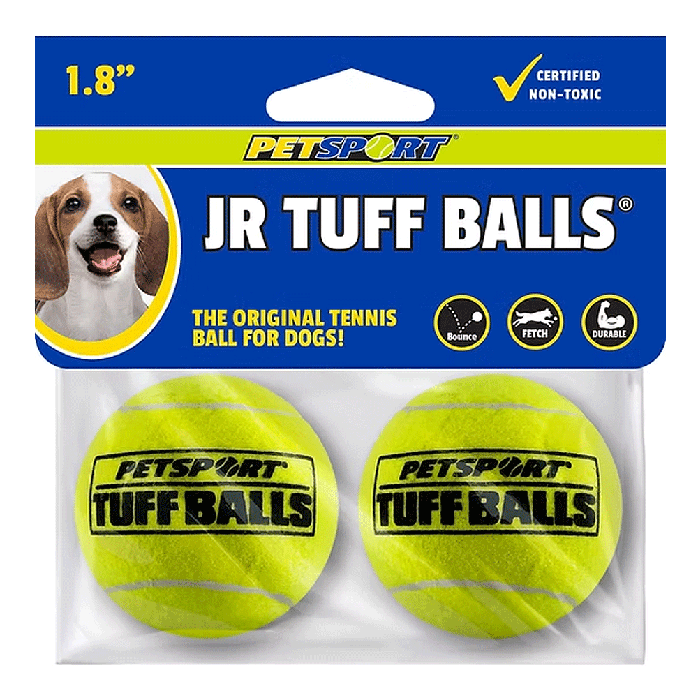 PETSPORT Tuff Balls Jr. 1.8" 2pk