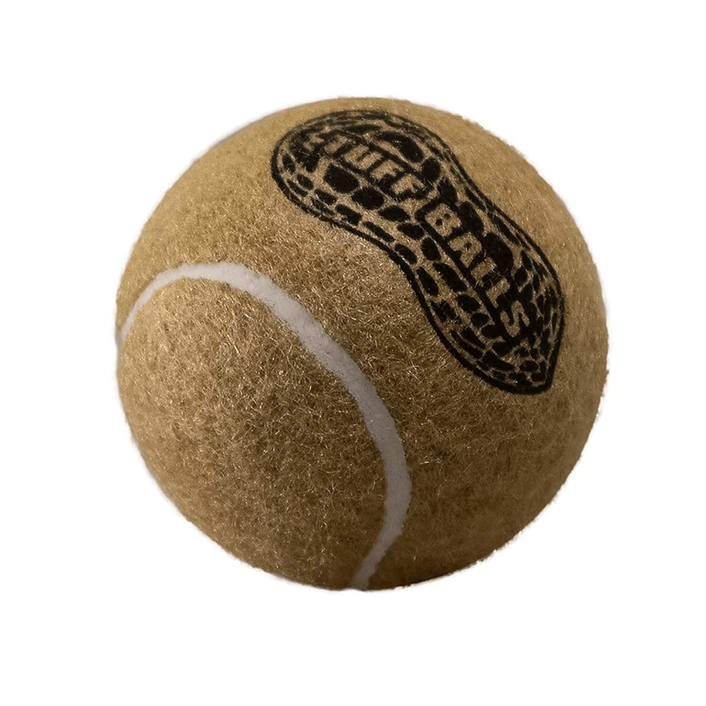 PETSPORT Tuff Balls Peanut Butter 2.5" 2pk