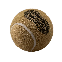 PETSPORT Tuff Balls Peanut Butter 2.5" 2pk