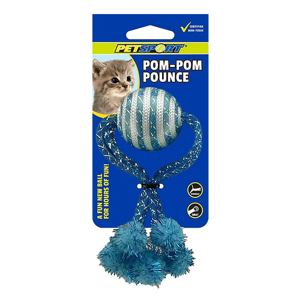 PETSPORT Pom Pom Pounce Cat Toy