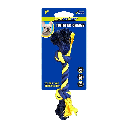 PETSPORT Twisted Chews Small 2-Knot Cotton Rope 9"
