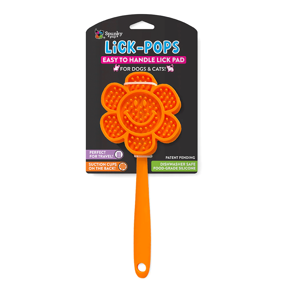 SPUNKY PUP Lick-Pops Smiley Flower