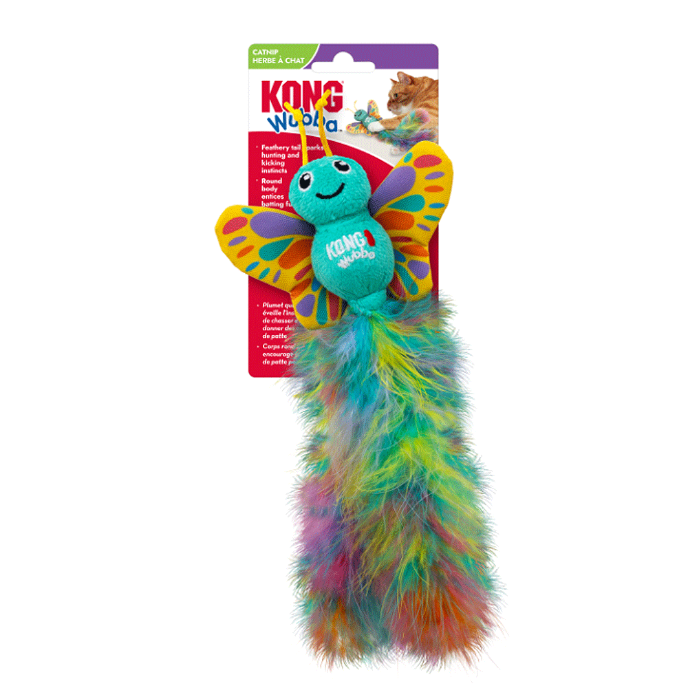 KONG Cat Wubba Butterfly