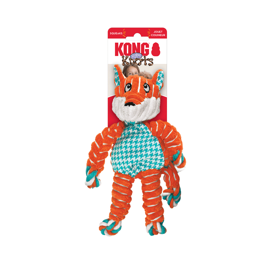 KONG Floppy Knots Fox S/M