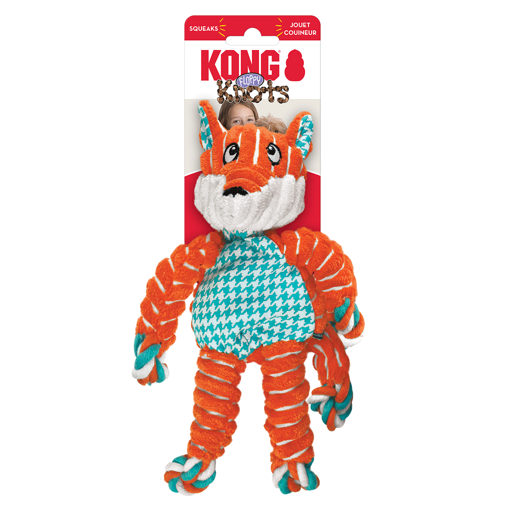 KONG Floppy Knots Fox M/L