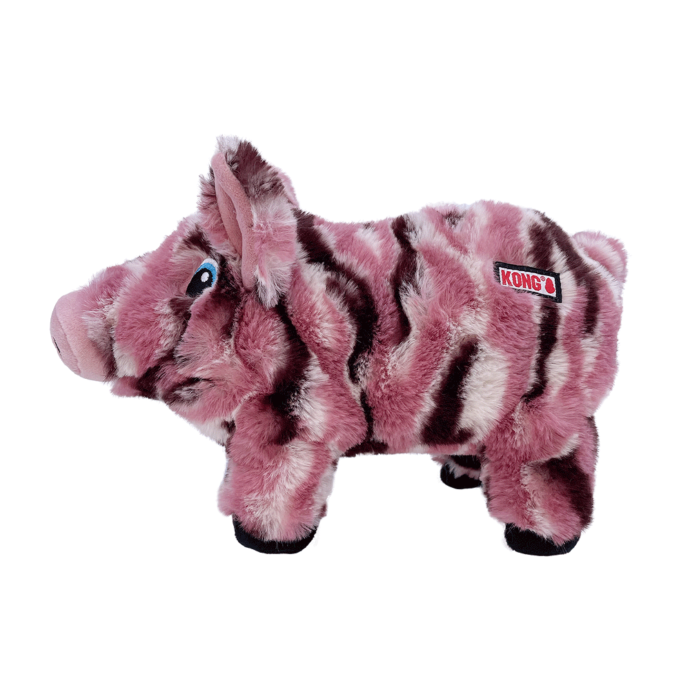 KONG Low Stuff Stripes Pig M