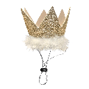 HUXLEY & KENT Party Crown Gold L