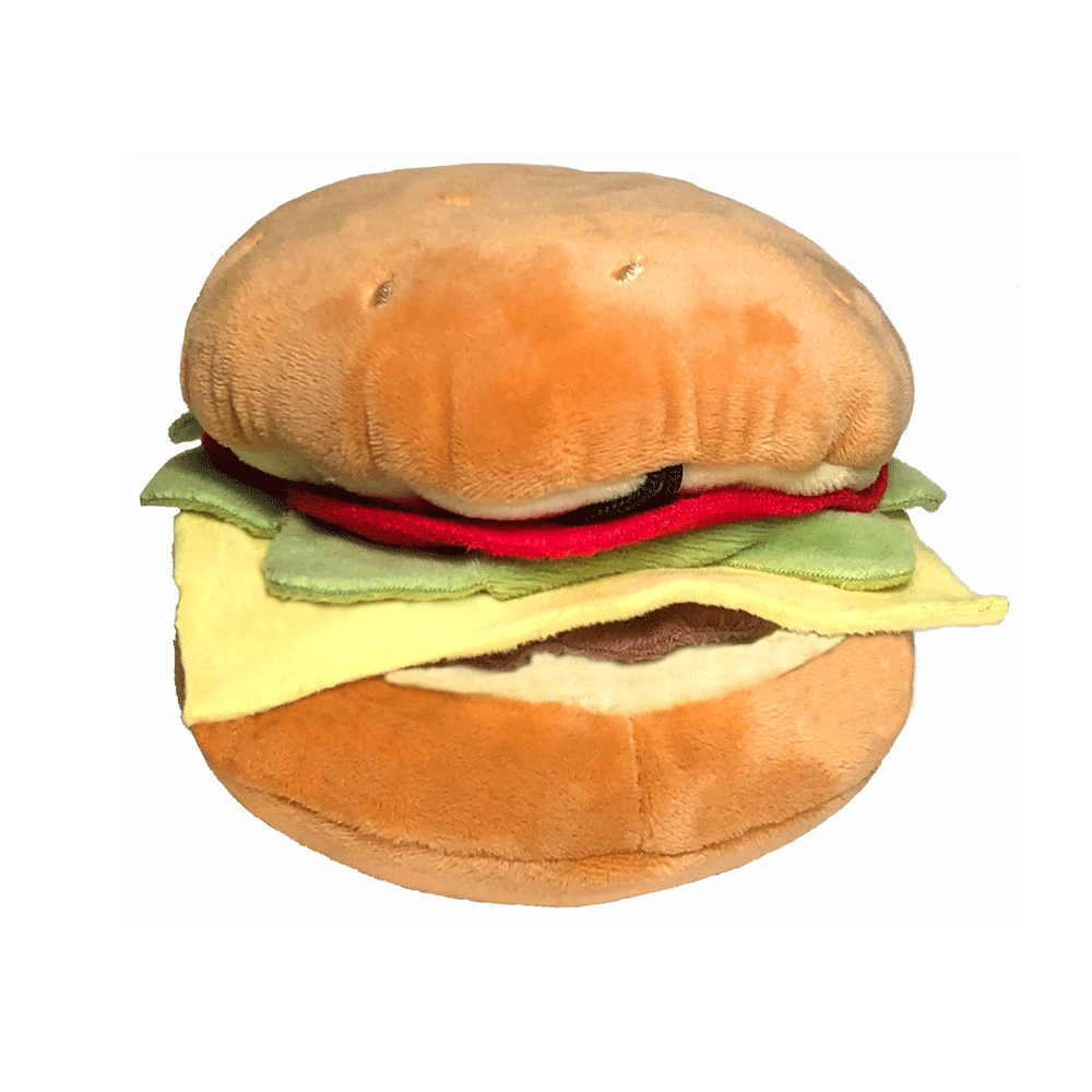 HUXLEY & KENT Dog Power Plush Hamburger S
