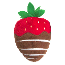 HUXLEY & KENT Dog Power Plush Choc. Strawberry L