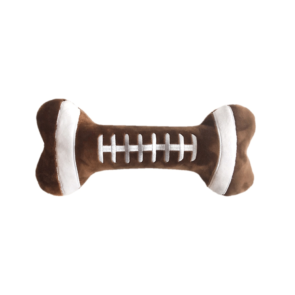 HUXLEY & KENT Dog Power Plush Football Bone S