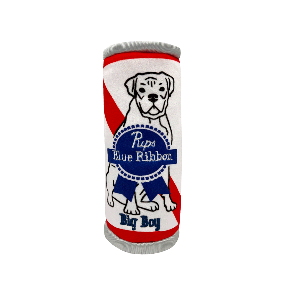 HUXLEY & KENT Dog Power Plush Pups Blue Ribbon S