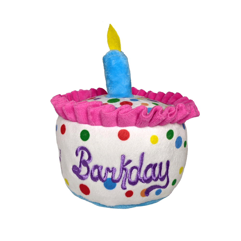 HUXLEY & KENT Dog Power Plush Happy Barkday Cake S