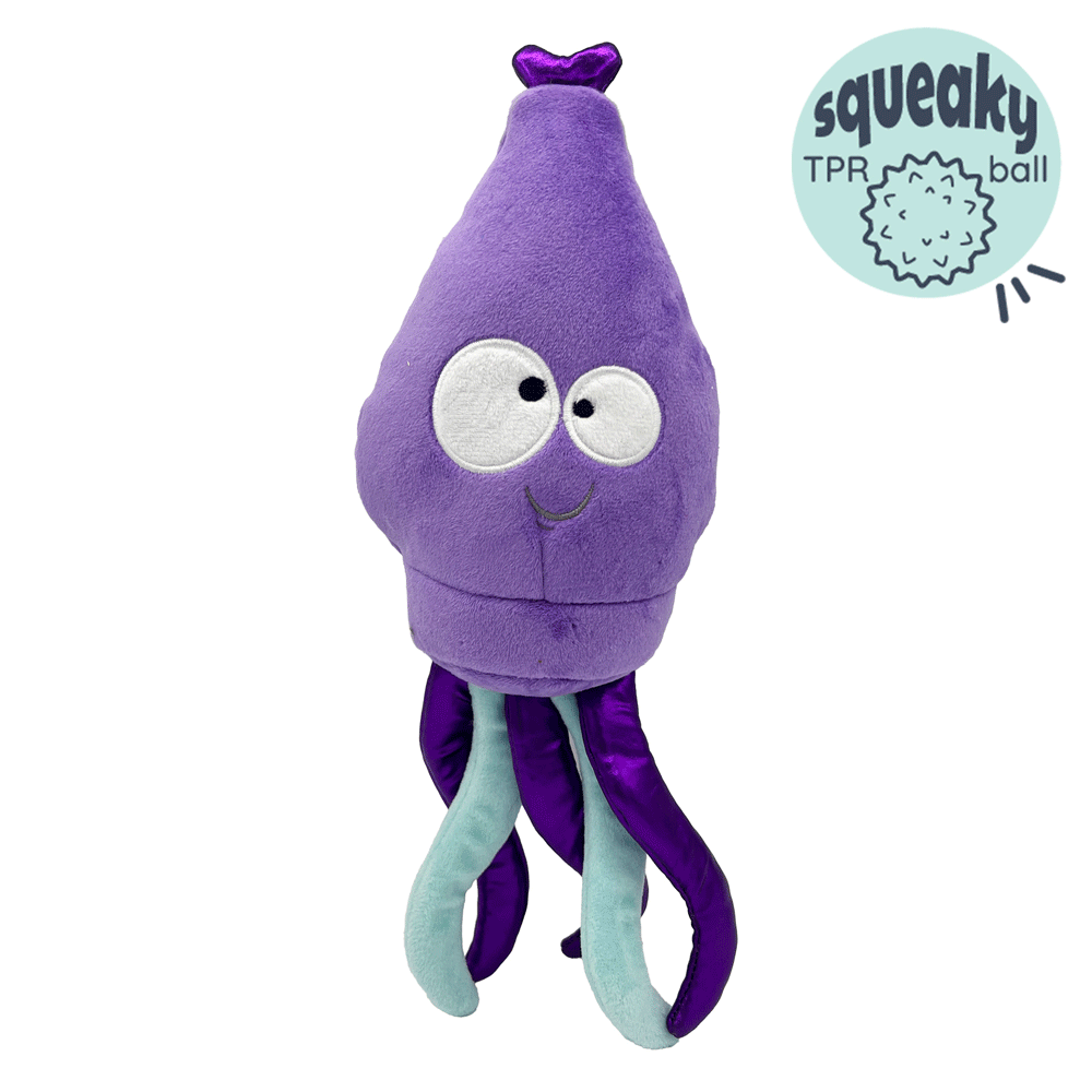 HUXLEY & KENT Dog Slappies Squiggly Squid L