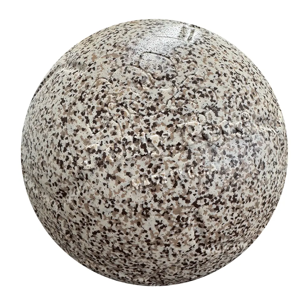 JOLLYPET Soccer Ball 8" Creme/Black Sprinkle L