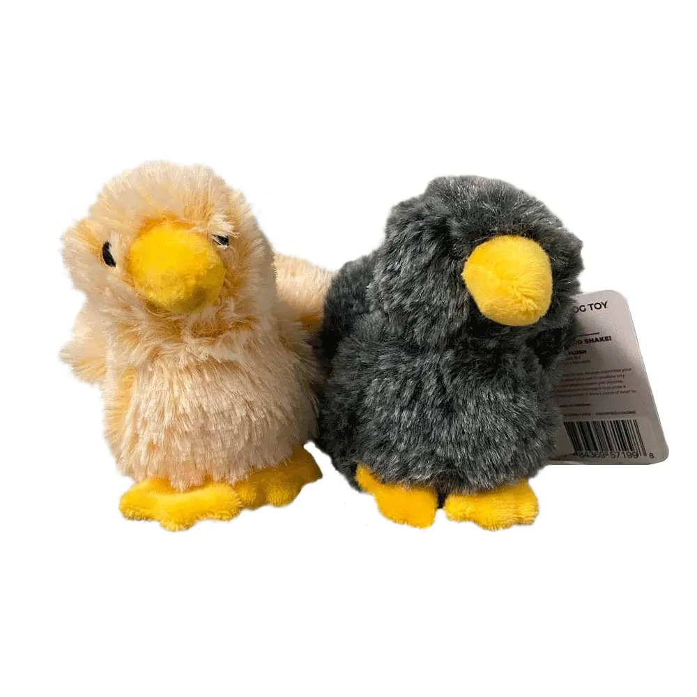 MULTIPET Yellow/Brown Chicks 4"